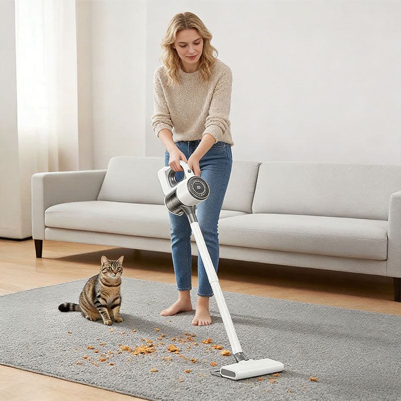 2-in-1 Cordless Vacuum Cleaner & Mop – 120W 40,000 RPM Wireless Home Cleaner