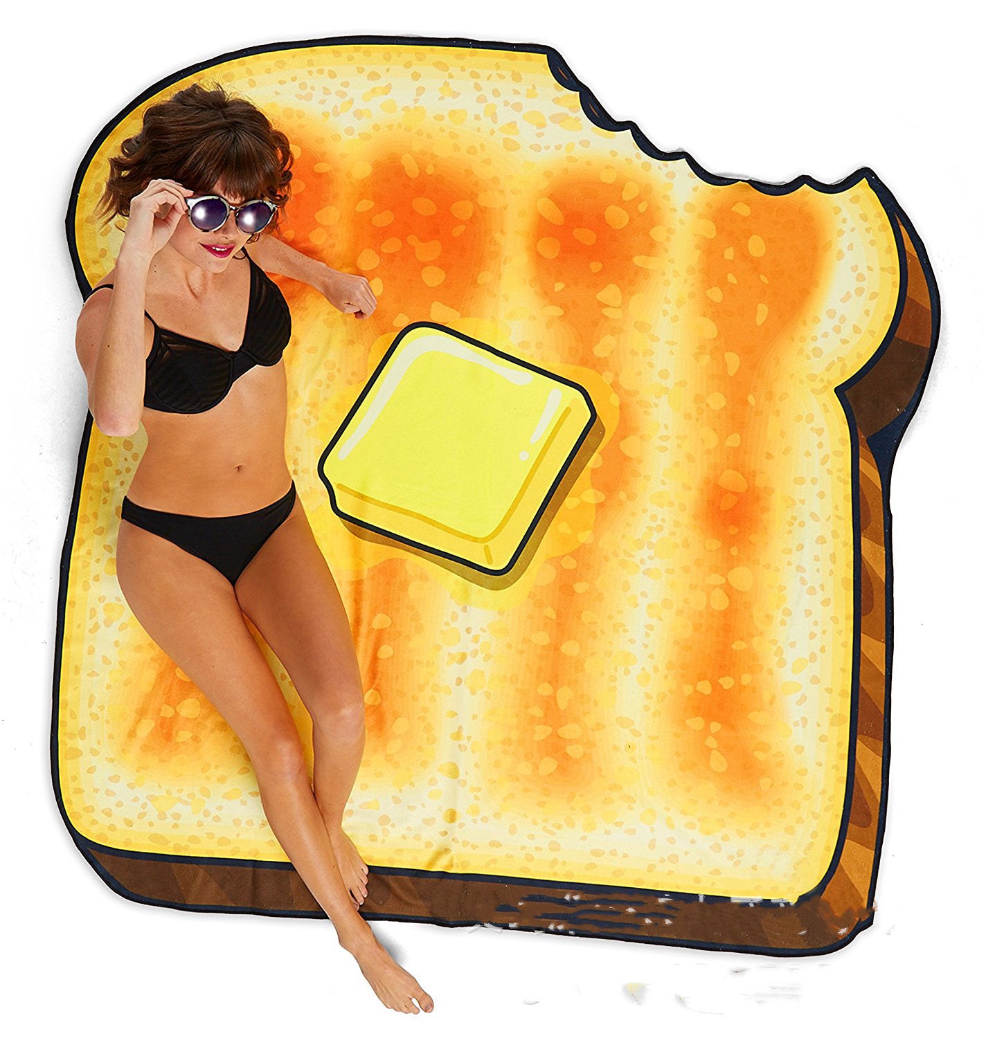 Novelty Print Beach Towel – Quick-Dry Polyester, 9 Fun Designs, Standard & Thick Terry